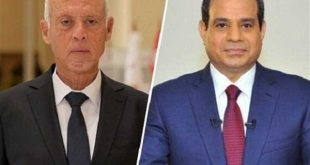 السيسي يرحب بنظيره التونسي ويؤكد الروابط التاريخية بين البلدين